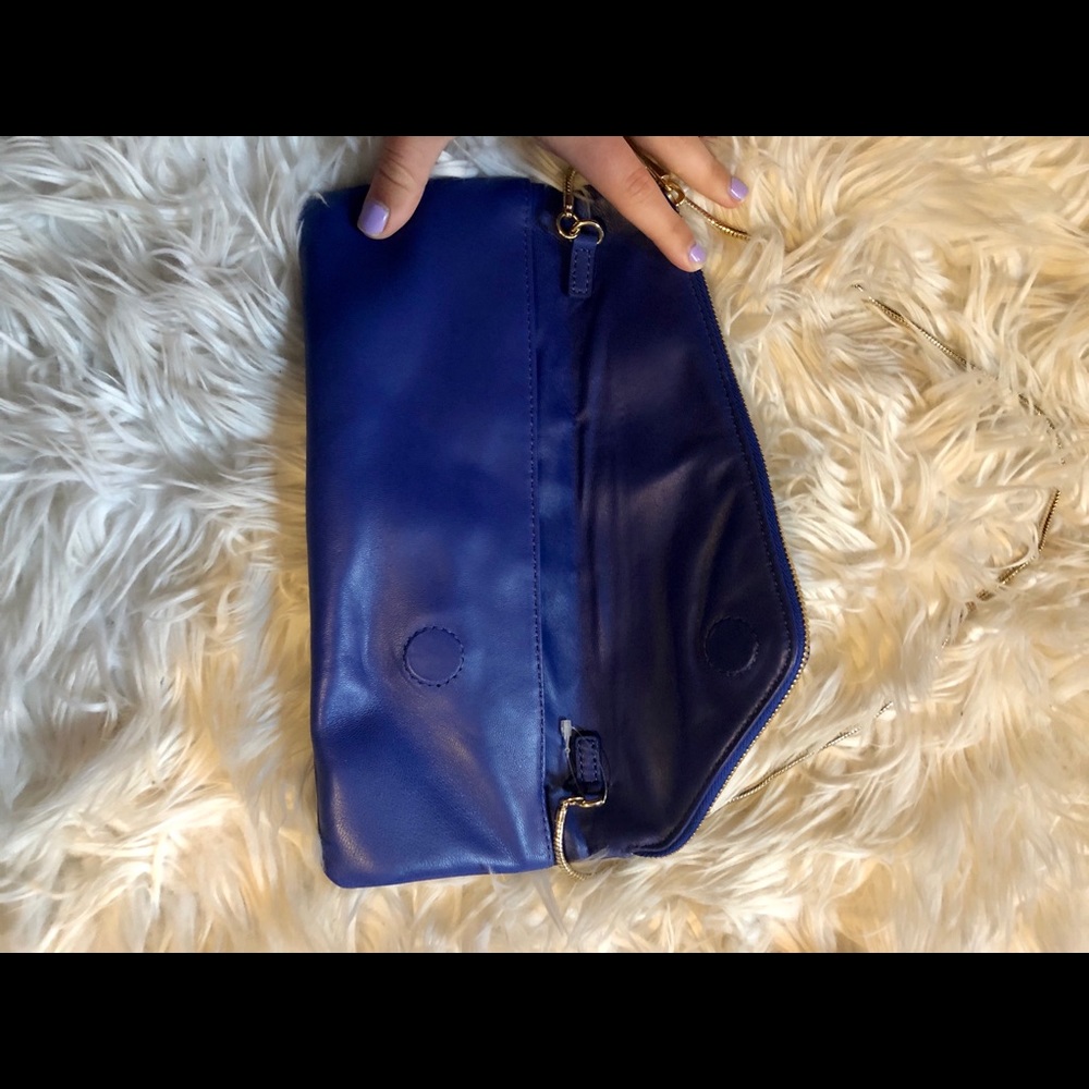 Henri Bendel cobalt blue clutch - Picture 3 of 8